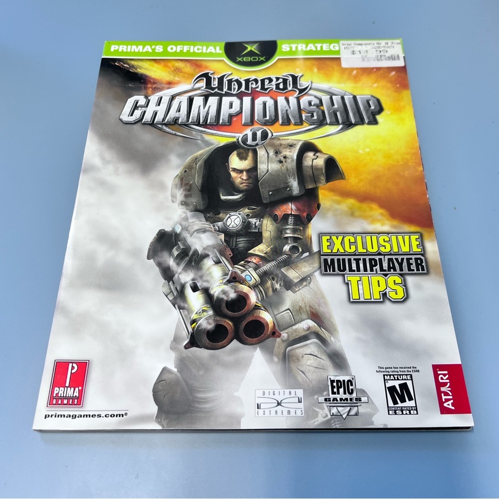 Prima’s Official XBOX Strategy Guide for Unreal Championship Like New Epic Games